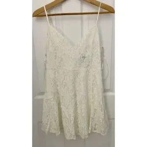 Lulus Dresses Lulus Magnolia Blossom White Lace Skater Dress Poshmark